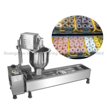 Machine à beignets commerciale à trois moules